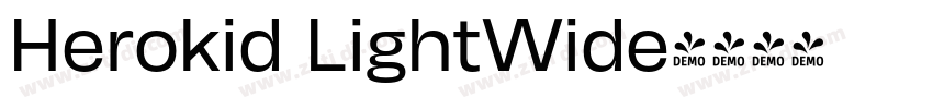 Herokid LightWide字体转换